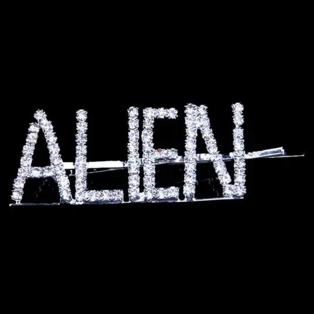 NWT "Alien" hair clip hairpin UFO